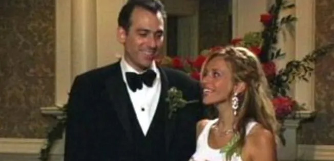 Tommy and Dina on their wedding day. 