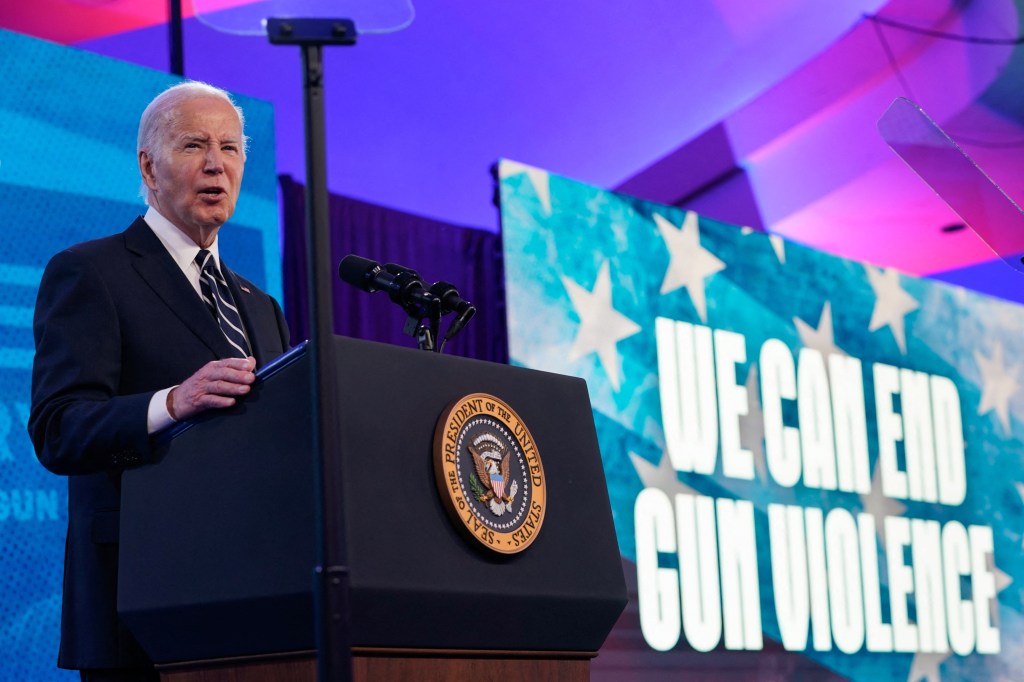 President Biden spoke at Everytown for Gun Safety Action Fund's annual "Gun Sense University" conference on June 11, 2024.