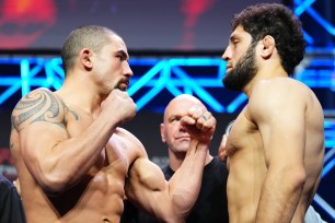 Robert Whittaker faces Ikram Aliskerov in the UFC Saudi Arabia main event.