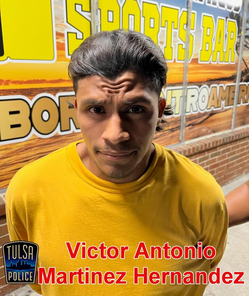 Victor Antonio Martinez Hernandez in handcuffs
