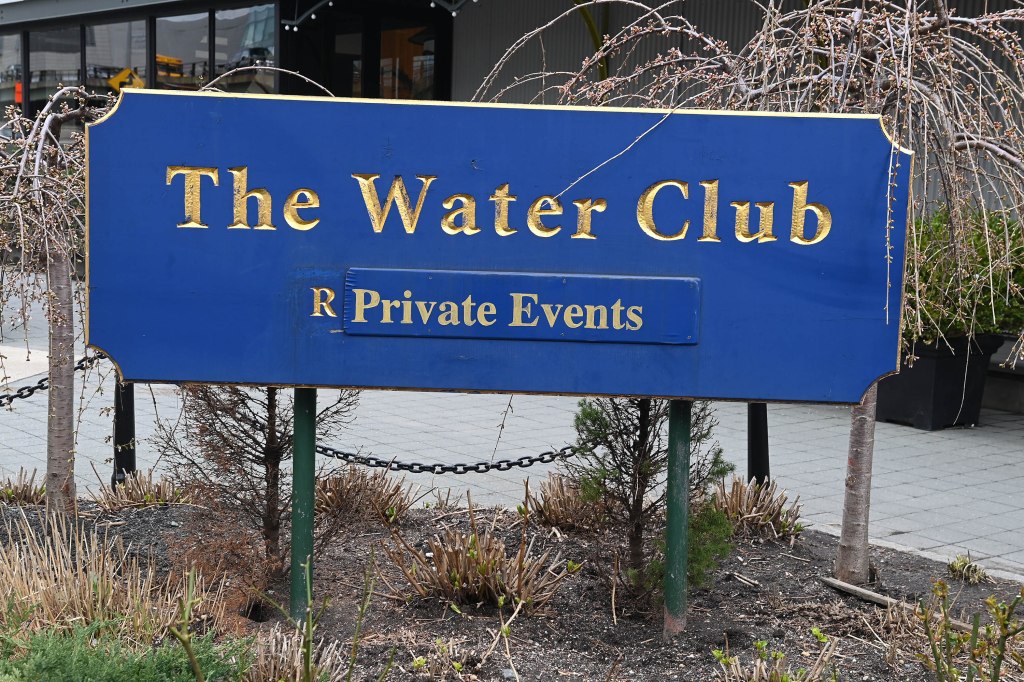 Water Club sign