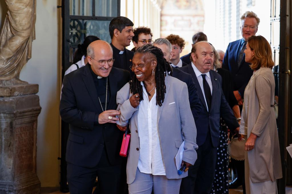 Whoopi Goldberg in the Sistine Chapel at The Vatican on June 14, 2024.
