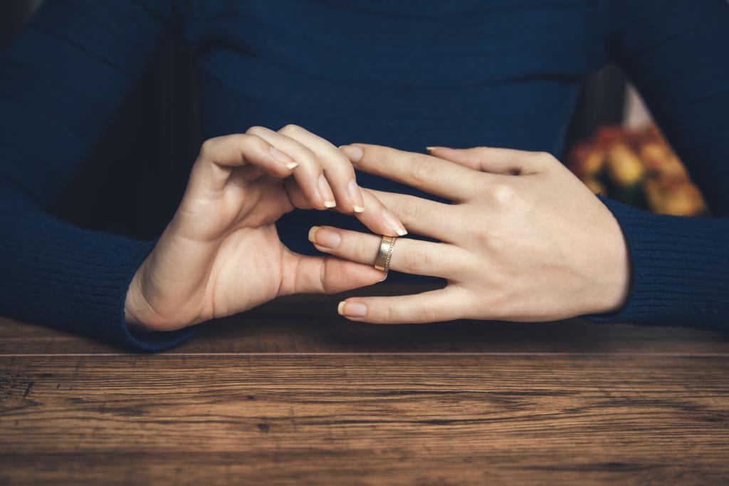 hands with wedding ring