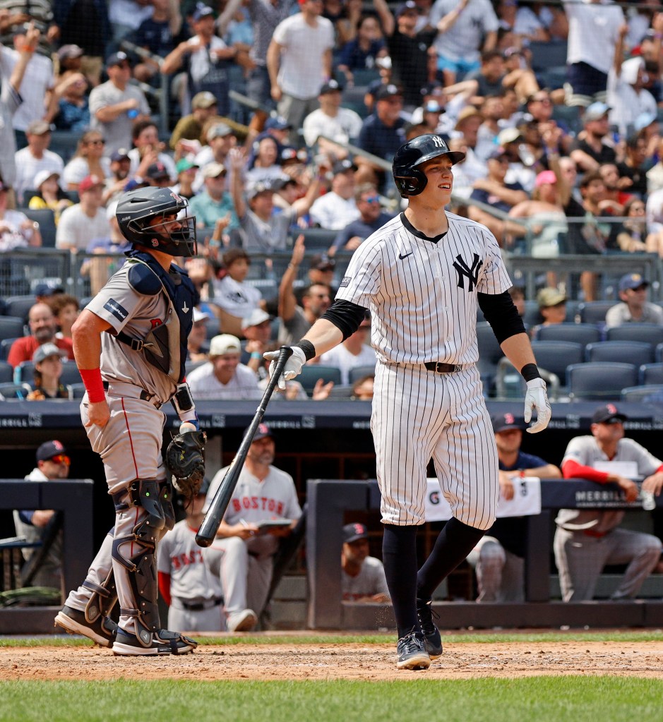 Ben Rice went deep three times for the Yankees.