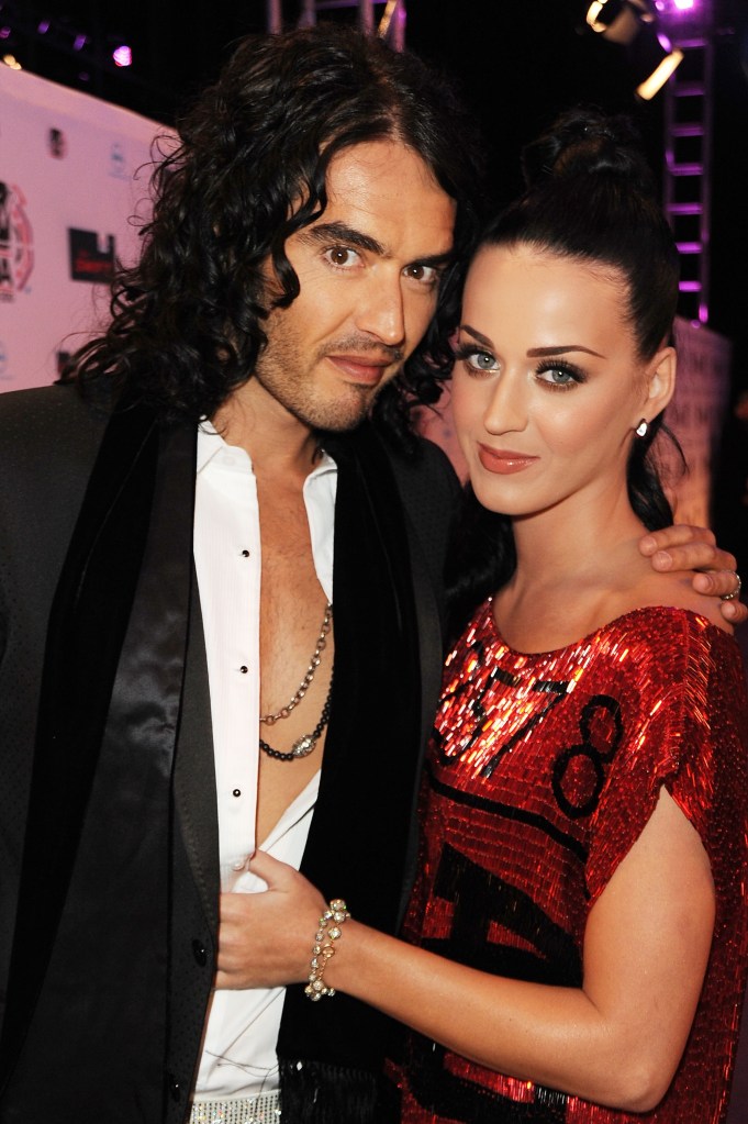 Katy Perry and Russell Brand