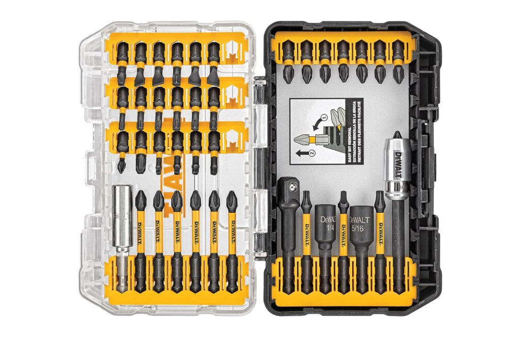 DEWALT Screwdriver Bit Set, Impact Ready, FlexTorq, 40-Piece (DWA2T40IR)
