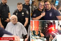 Alleged drunk driver who killed NYPD cop in nail salon crash drank 18 beers, DA reveals as victim's husband weeps in court