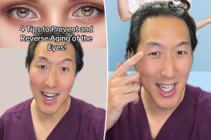 Dr. Anthony Youn is sharing four simple tips to prevent and reverse eyelid aging — wear sunglasses, eat fewer ultra-processed foods, get your allergies under control and use retinol eye cream.