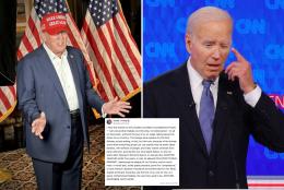 Trump challenges Biden to ‘no holds barred’ presidential debate: 'Prove his competence or lack thereof'