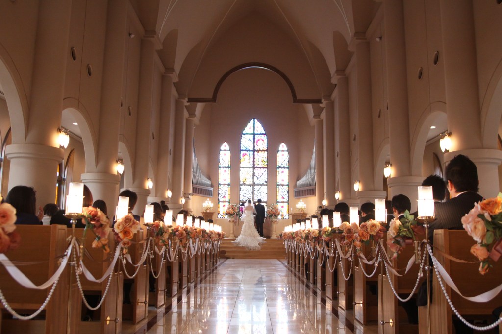 Couple getting married