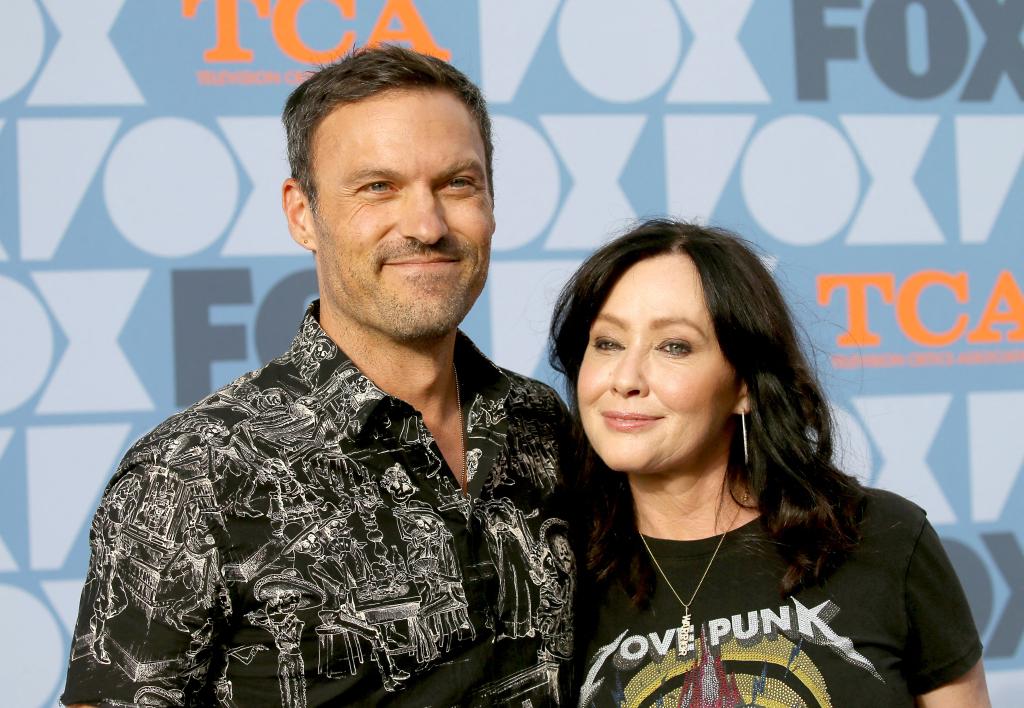 Brian Austin Green, Shannen Doherty at the FOX Summer TCA 2019