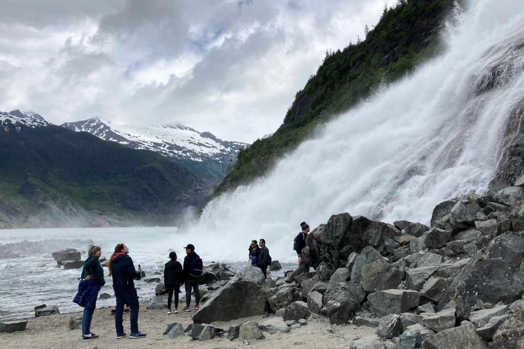 Locals in Juneau feel overrun by tourists. 