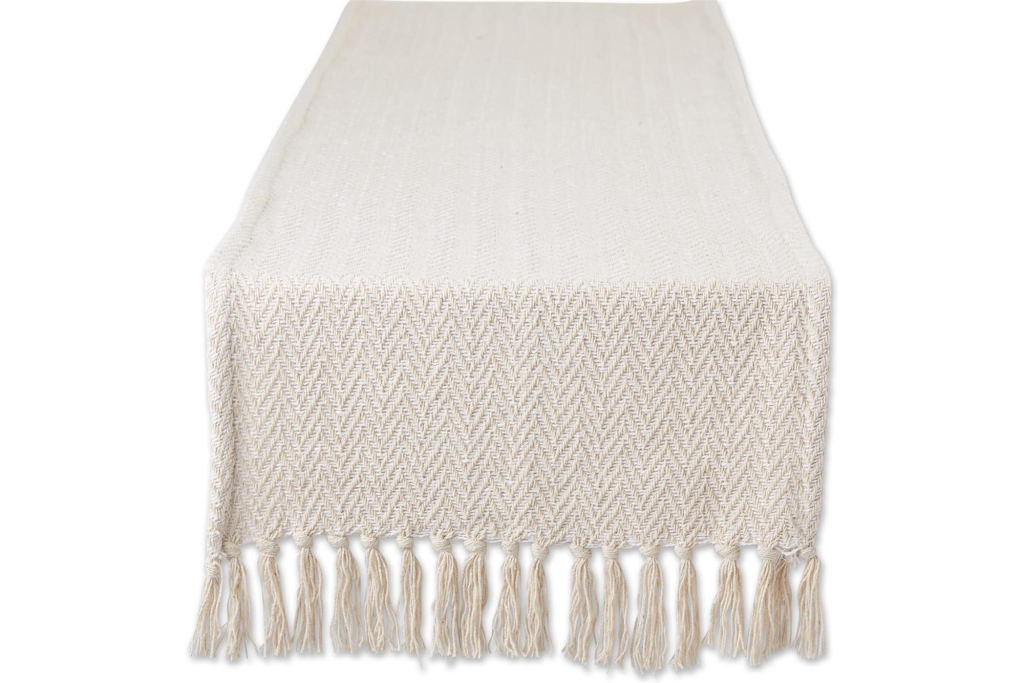 DII Woven Tabletop Collection Chevron Table Runner