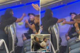 'Crazy' JetBlue passenger in screaming match with mom, teen son onboard delayed JFK flight: 'Shut the f--k up and sit down'