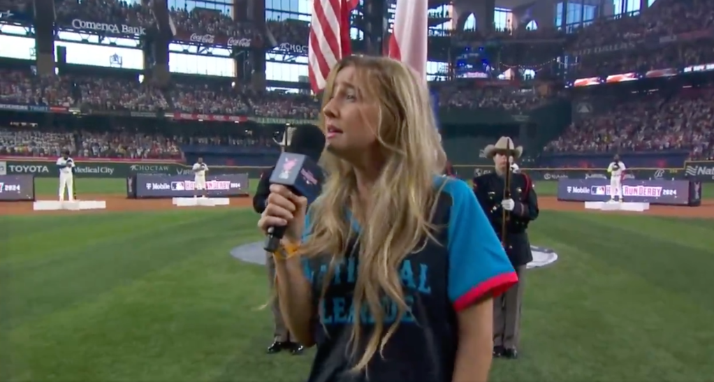 Ingrid Andress' version of the national anthem inspired plenty of negative feedback.