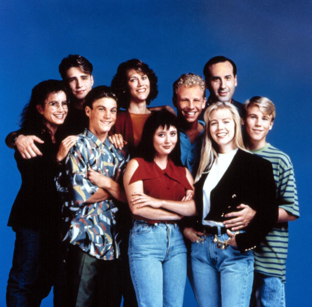 The cast of "Beverly Hills, 90210"