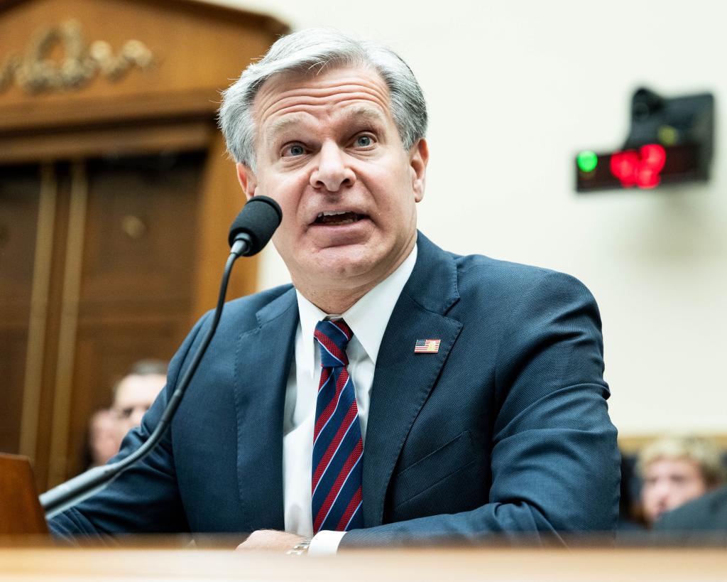 Wray was answering questions during a House Judiciary Committee meeting on Wednesday when he said there was uncertainty about what caused the Republican presidential nominee's ear wound.