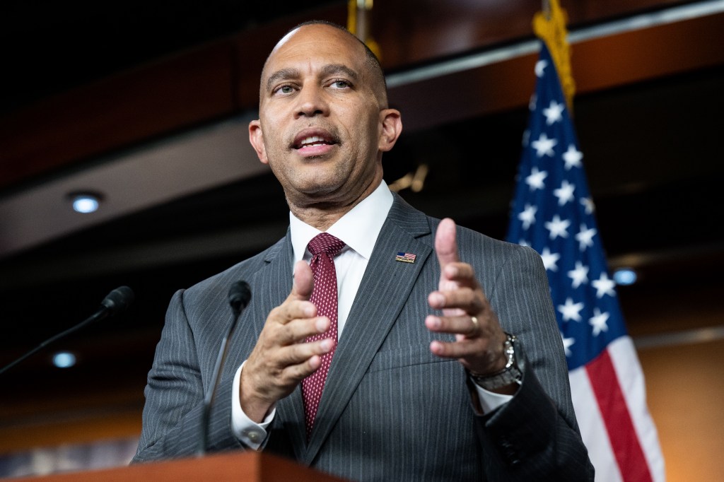 House Minority Leader Hakeem Jeffries Press Conference in Washington