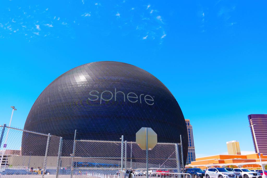 The Sphere during the daytime.