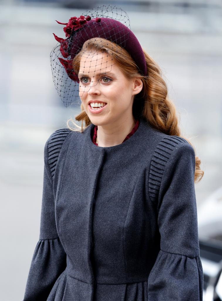 Princess Beatrice attends a Service of Thanksgiving
