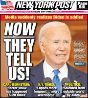 July 3, 2024 New York Post Front Cover