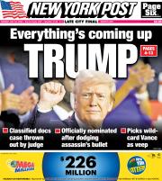 July 16, 2024 New York Post Front Cover