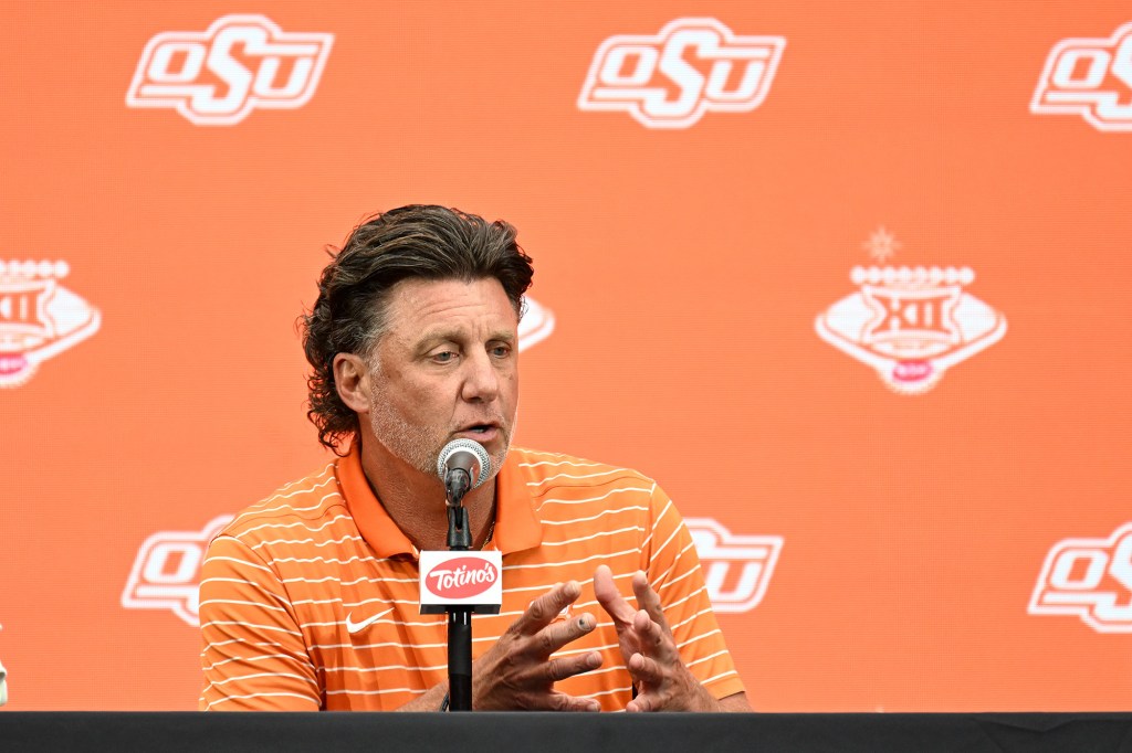 Oklahoma State head coach Mike Gundy commented on the suspension of Ollie Gordon.