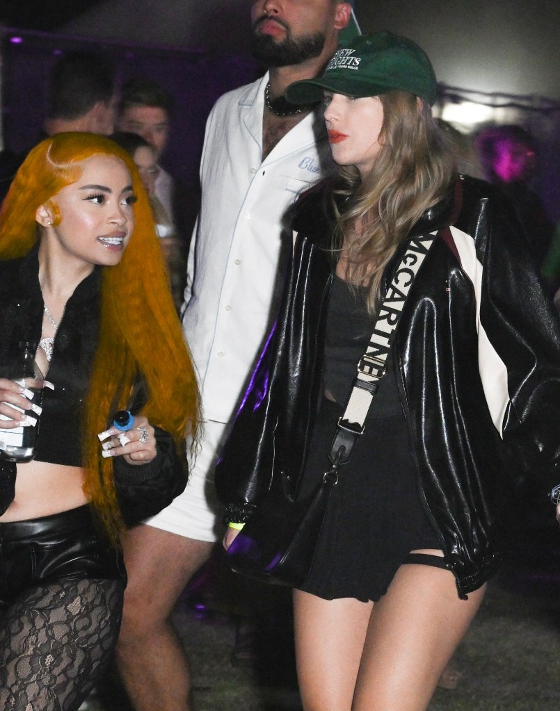 Ice Spice and Taylor Swift  at the Coachella Music and Arts Festival