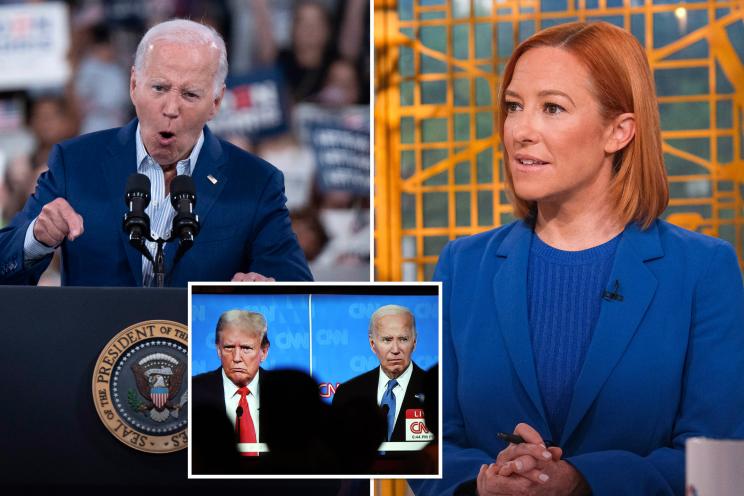 Jen Psaki Joe Biden and Donald Trump