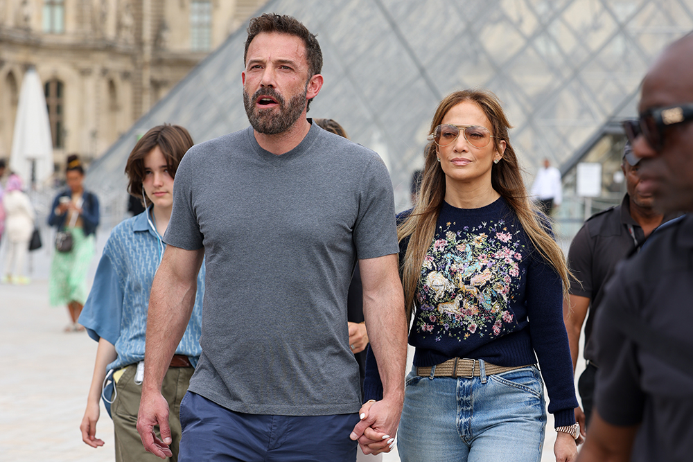 Ben Affleck and Jennifer Lopez in Paris