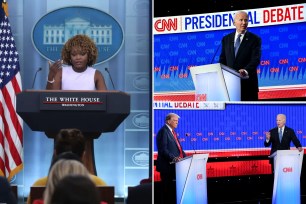 White House press secretary Karine Jean-Pierre answered point-blank that President Biden does not suffer from Alzheimer's or any form of dementia in the wake of last Thursday's debate.