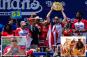 Patrick Bertoletti crowned new winner of Nathan’s Famous Hot Dog Eating Contest after Joey Chestnut was barred