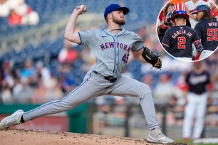 Christian Scott pitches against the Nationals 