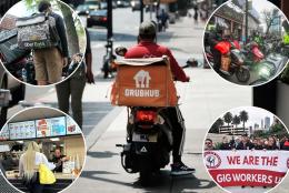 NYC food-delivery workers losing jobs after minimum wage hike -- even as menu prices soar: report