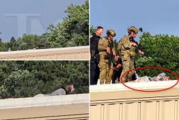 Horrifying video shows would-be assassin open fire on former President Trump from rooftop