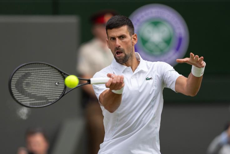 Novak Djokovic is looking to pull off an upset on Sunday.