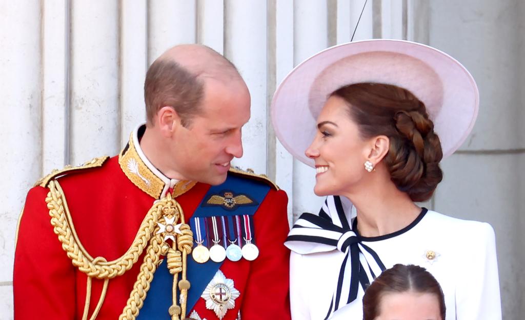 Prince William and Kate Middleton at Trooping the Colour 2024