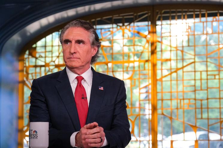 Gov. Doug Burgum (R-ND) appears on "Meet the Press" in Washington D.C., Sunday June 30, 2024.