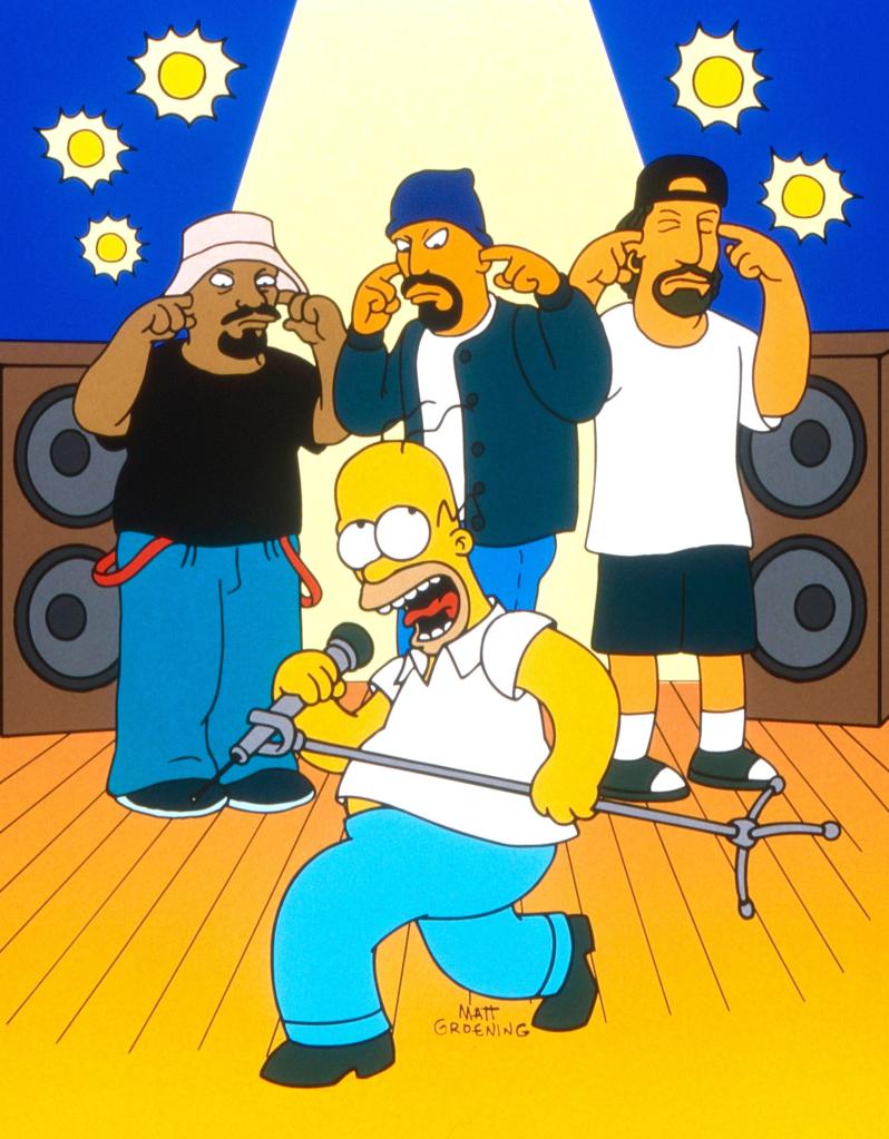 Cypress Hill on "The Simpsons." 