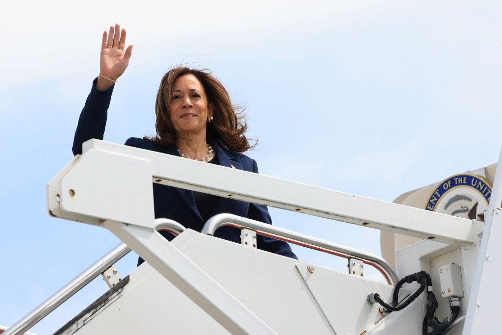 Harris has the support of enough delgates to secure the nomination, according to a survey.