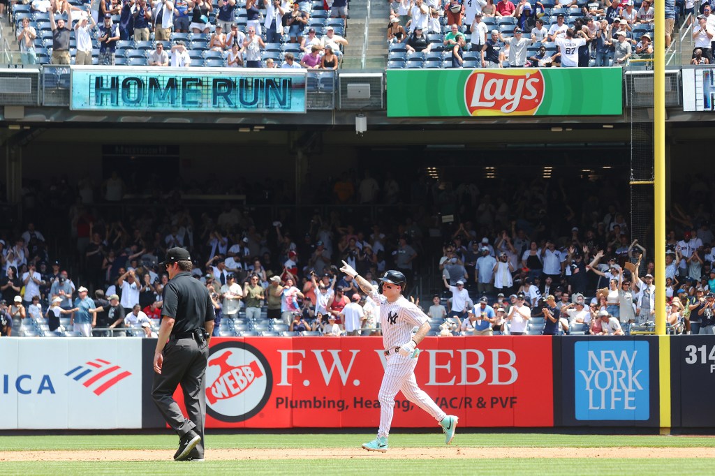 Alex Verdugo took his time running around the bases following a homer against the Red Sox.