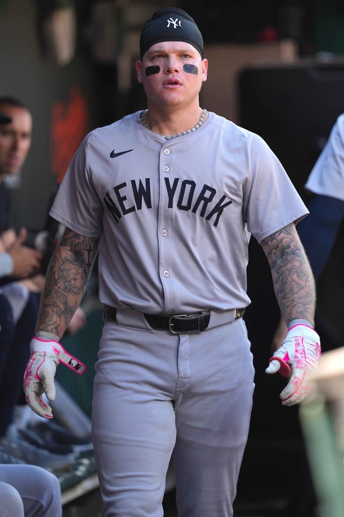 Alex Verdugo is pictured before the Yankees' game against the Orioles on Saturday.