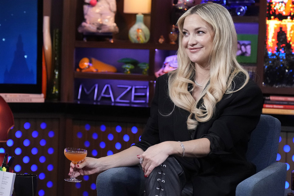 Kate Hudson reflects on her past relationship with music star Nick Jonas on Wednesday's episode of "Watch What Happens Live."