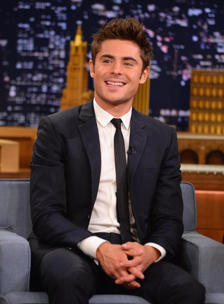 Zac Efron on "The Tonight Show" in 2014