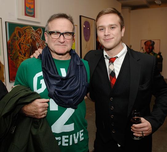 Robin Williams and Zak Williams.