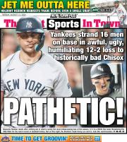 August 13, 2024 New York Post Back Cover