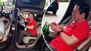 Billionaire’s fingers squashed by car door during safety demonstration