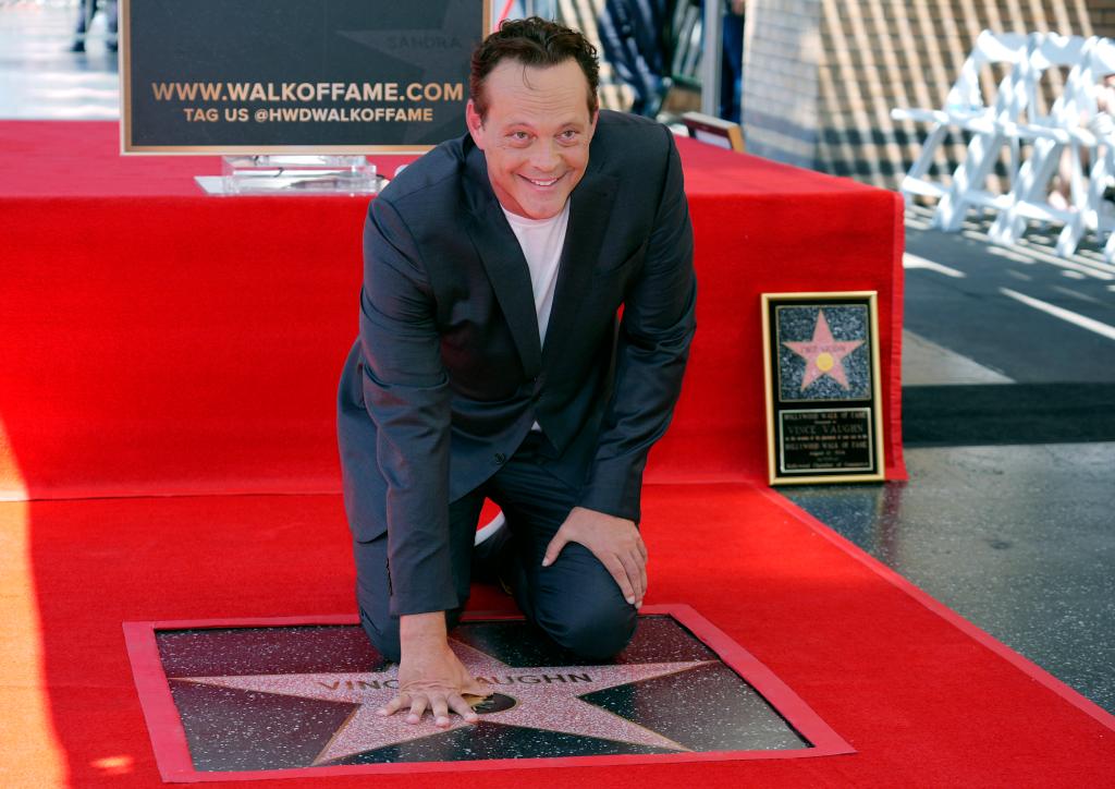 Vince Vaughn gets his star on the Hollywood Walk of Fame