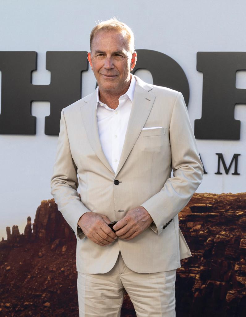 Kevin Costner at the "Horizon" premiere in LA on June 24, 2024