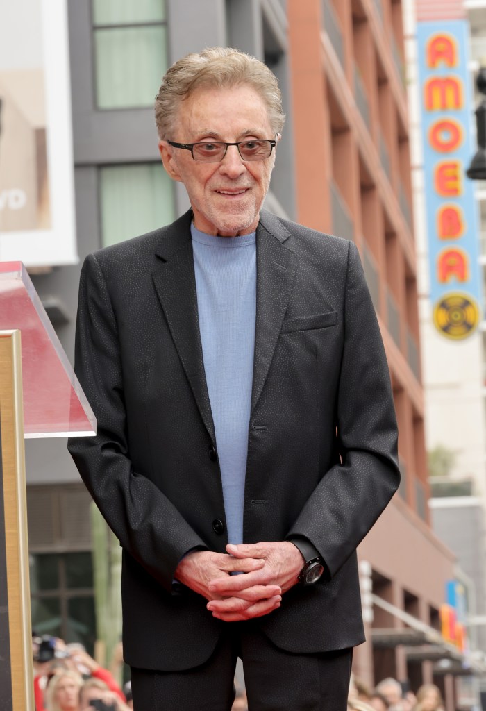 Frankie Valli attends the ceremony honoring Frankie Valli & The Four Seasons with a Star on the Hollywood Walk of Fame on May 03, 2024 in Hollywood, California. 